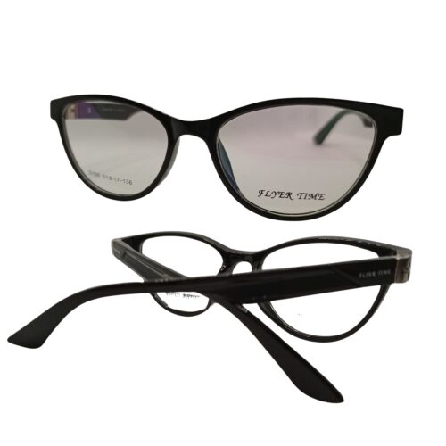 Full Rim Black Cat Eye Glasses Frame
