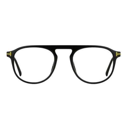 Elegant Black Wide-Fit Eyeglass Frame
